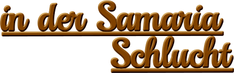 in der Samaria Schlucht