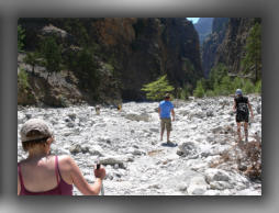 in der Samaria - Schlucht
