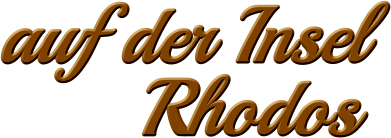 auf der Insel Rhodos